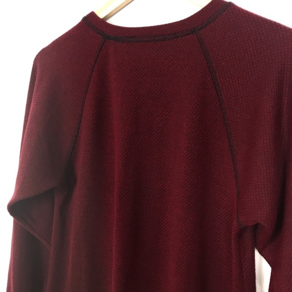 ZARA Thermal Tunic Sweater Burgundy - Picture 4 of 8